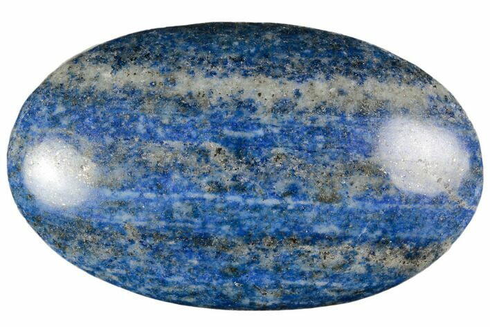 Polished Lapis Lazuli Palm Stone - Pakistan #187657